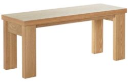 HOME Wentworth 110cm Bench - Oak